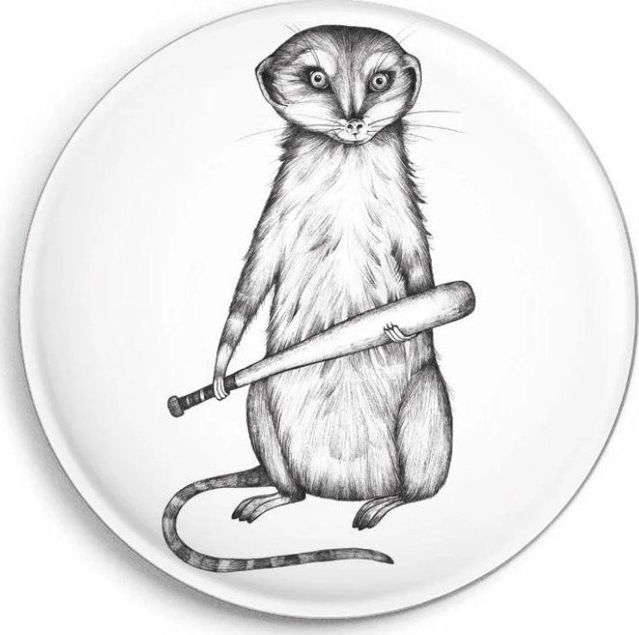 Hitman Harry meerkat magnet 4262359950023