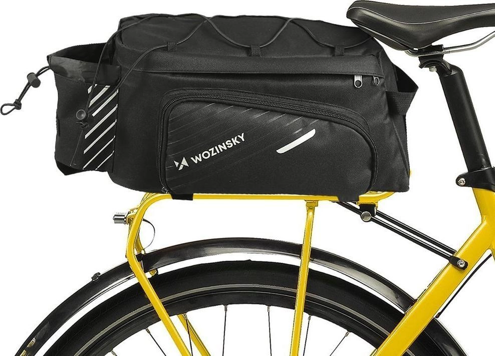 Wozinsky bike rack bag with shoulder