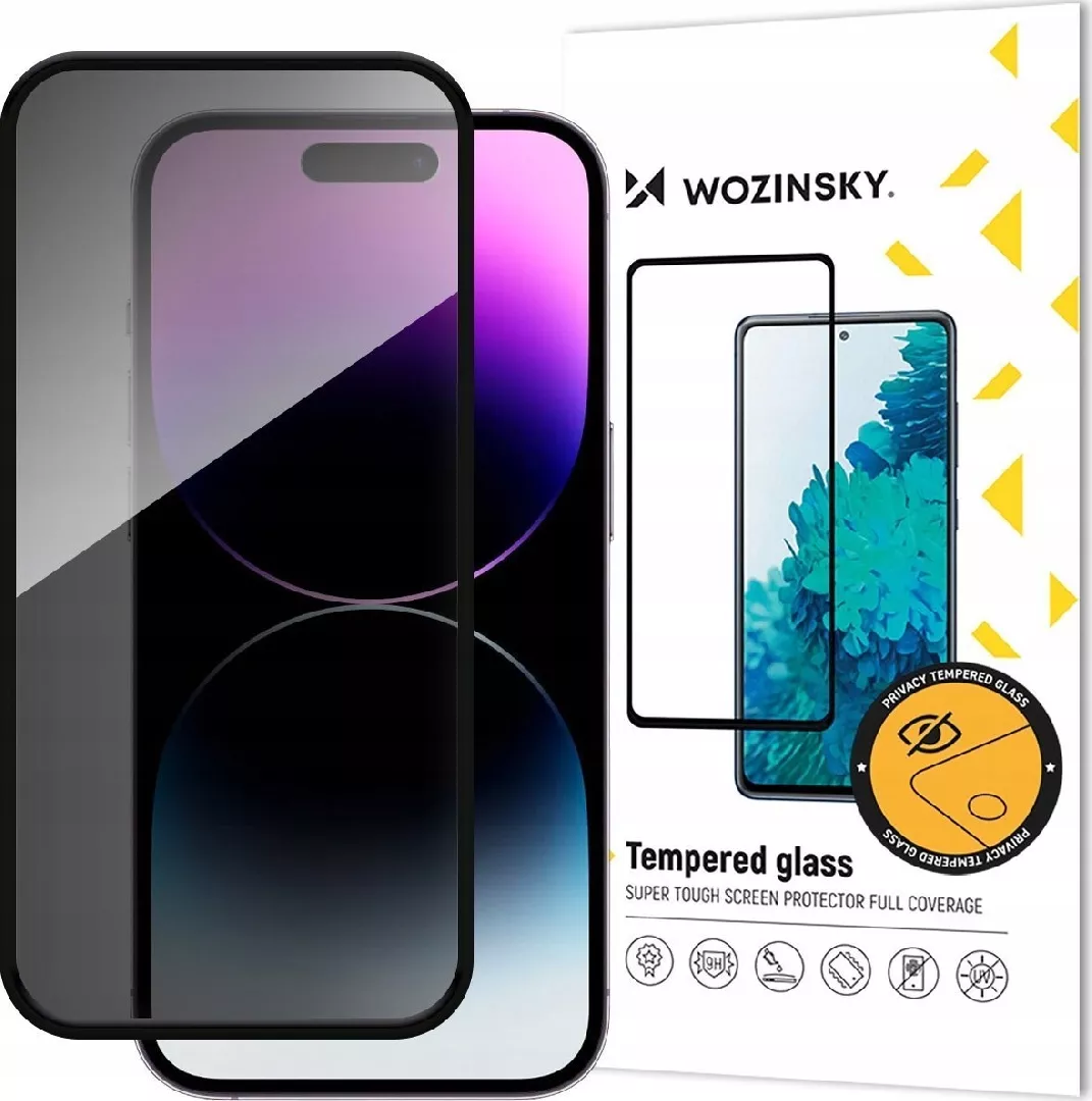 Wozinsky Privacy Glass Tempered with Anti-spy
