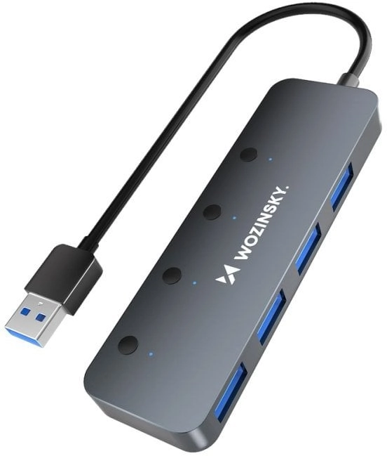 USB-A Hub Wozinsky WHS080YSS 4 x