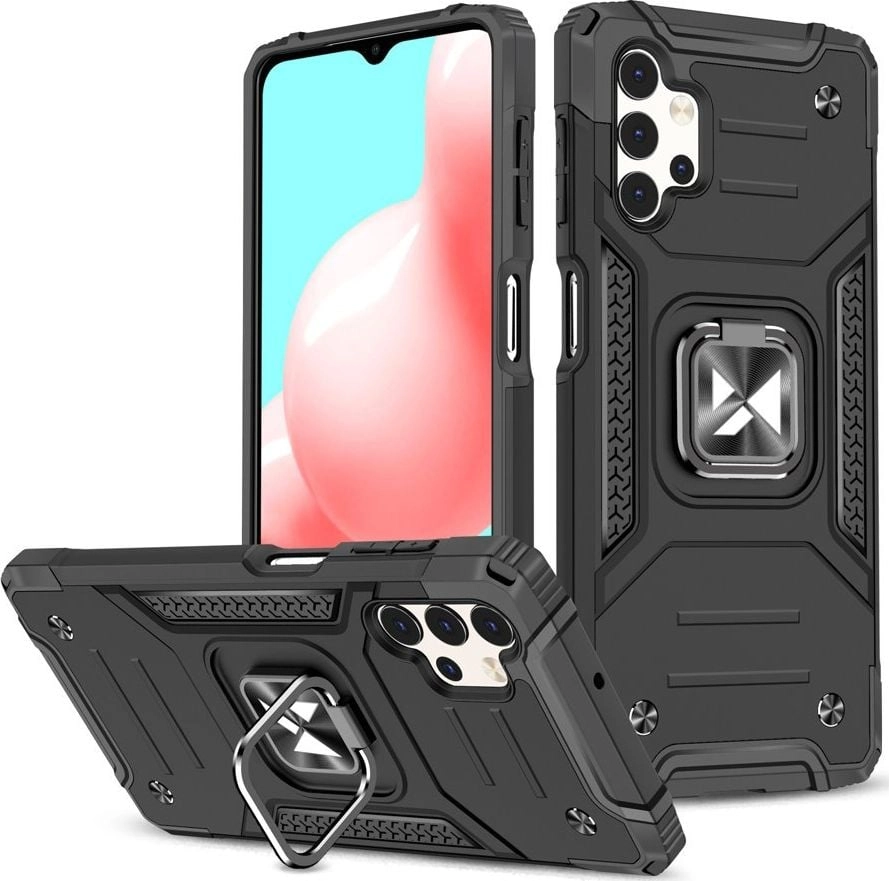 Wozinsky Ring Armor Case Kickstand Tough