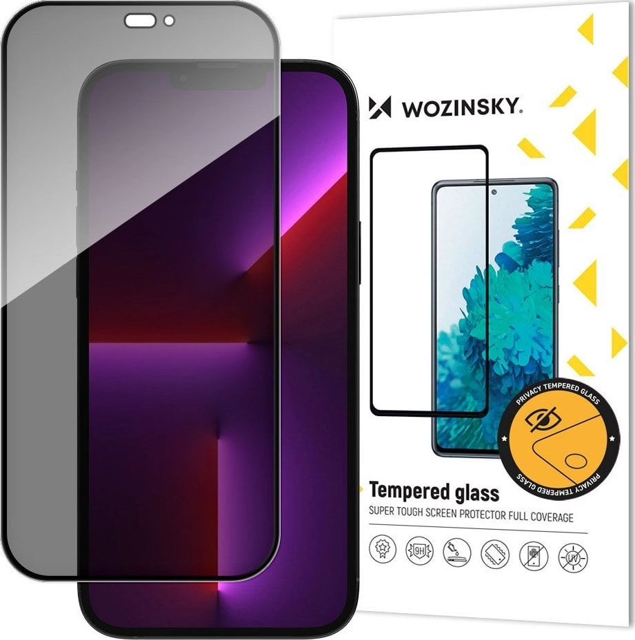 Privacy glass with Anti Spy filter