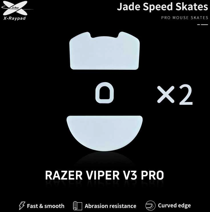 X-Raypad Jade Skates Razer Deathadder V3