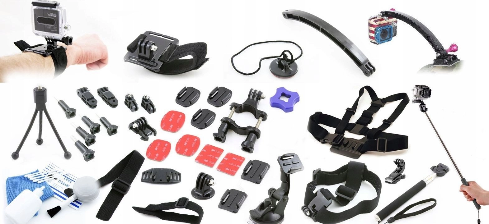 Xrec Zestaw Xxl Akcesoria Do Gopro