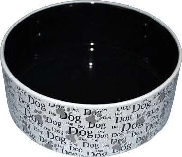 Yarro International DOG ceramic dog bowl