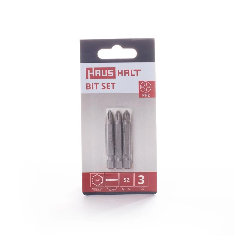 SCREWDRIVER BIT PH2X50MM 3PCS 14969001 PH2X50(3)