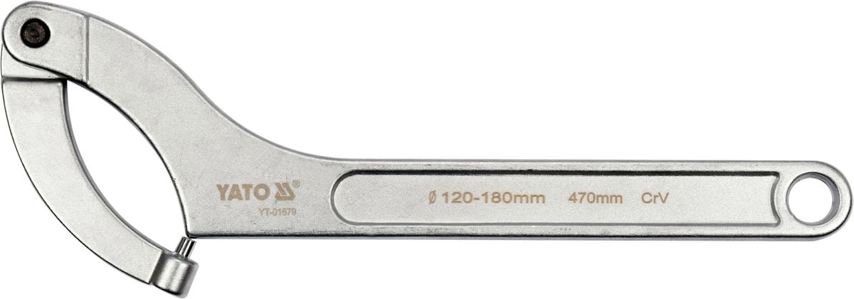 Hook wrench 470mm [YT-01679] YT-01679 5906083025570