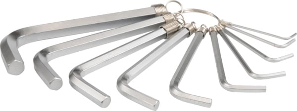 YATO PIPE ALLEN KEYS 10pcs (1