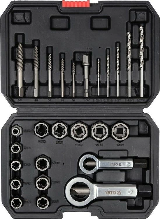 Yato YT. UNIVERSAL SCREW EXTRACTORS YT-06037