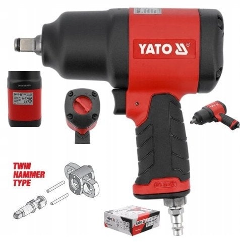 YATO PNEUMATIC IMPACT WRENCH 1/2" 1800Nm