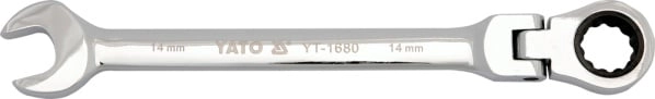 Yato Small eye wrench with rattle