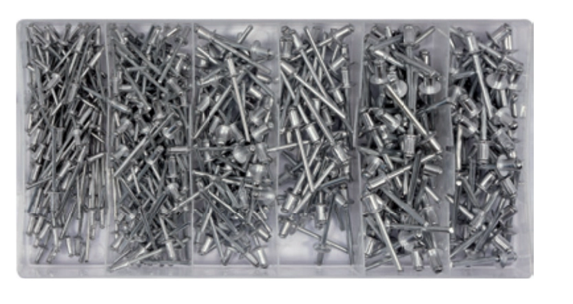 Yato Set of aluminum blind rivets