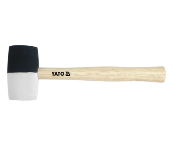 Yato Rubber hammer with wooden handle