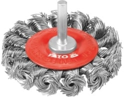 Disc brush with 75mm shank  spiral