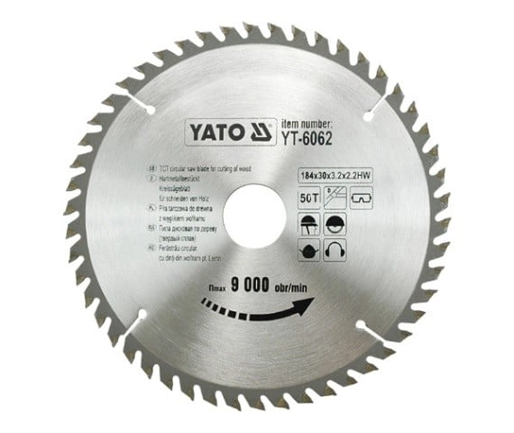 Yato Wood circular saw 184x30mm 50z