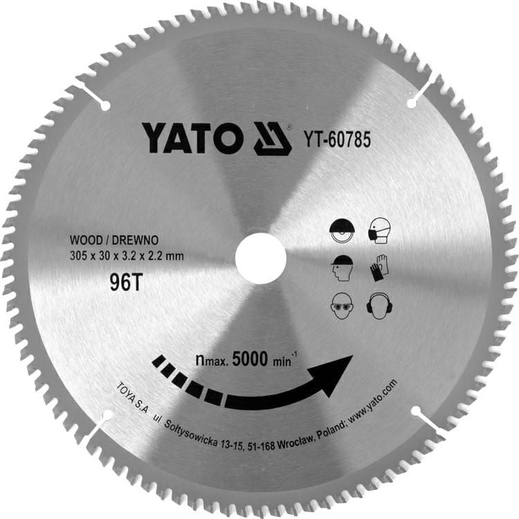 Yato YATO PIŁA TARCZ.WID. 305*96*30