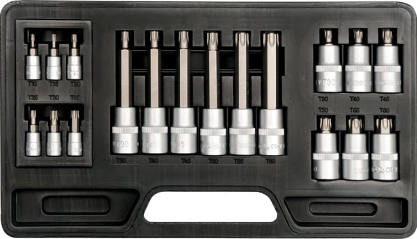 Yato Zestaw nasadek trzpieniowych Torx 1/4"