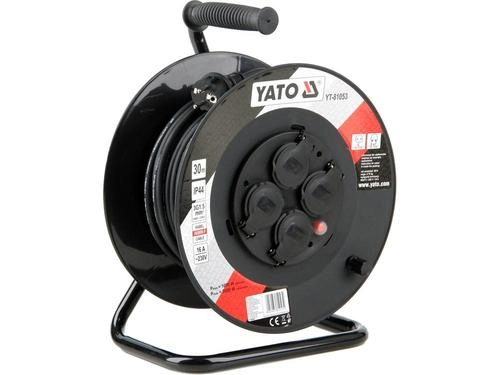 Yato Reel extension cable 30m/4 sockets