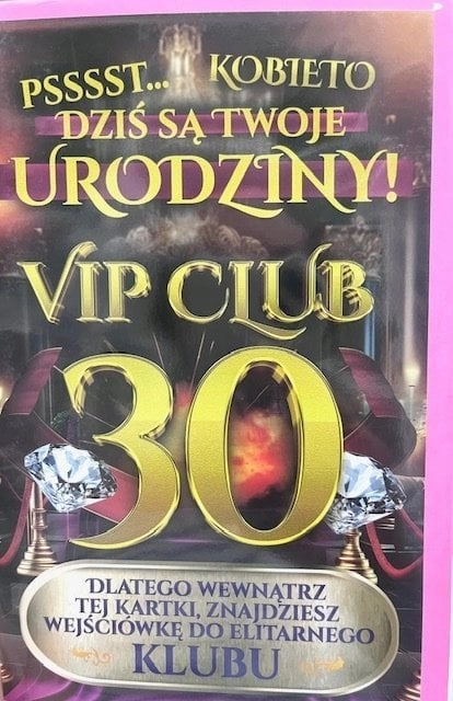 Women`s 30th Birthday Pass 627128 5906742696394