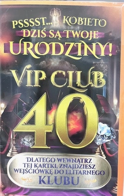 Women`s 40th Birthday Pass 627131 5906742696417