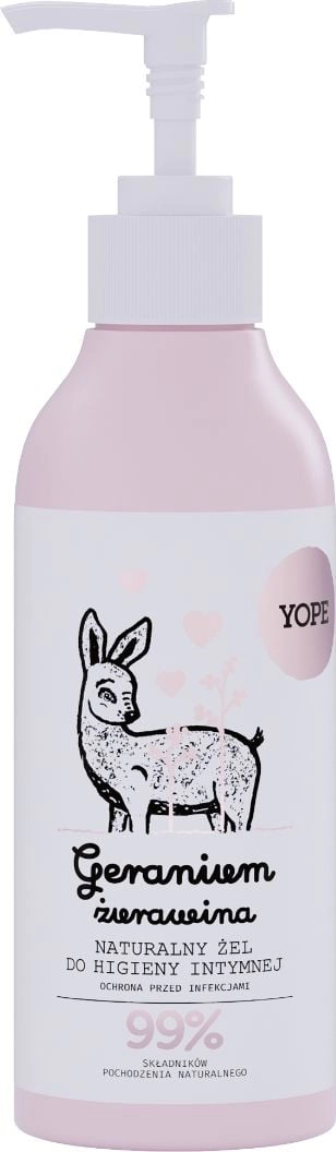 Yope Geranium and Cranberry intimate hygiene