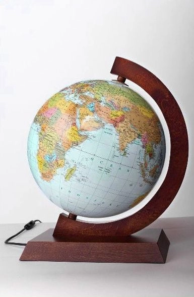 Zachem Globe 250  political-physical  illuminated 30482793