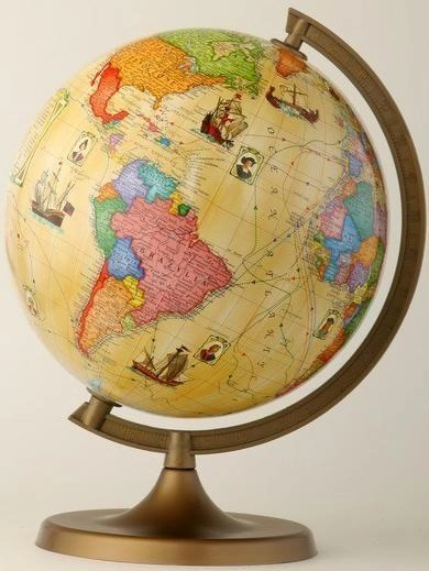 Zachem Globe 220 su tyrinėtojų maršrutus