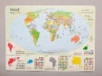Zachem Desk Pad - Political Map