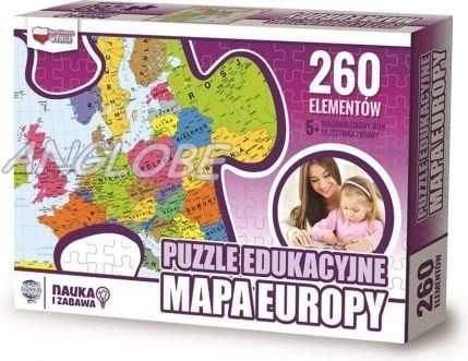 Zachem Educational Puzzle 260 pieces. Map