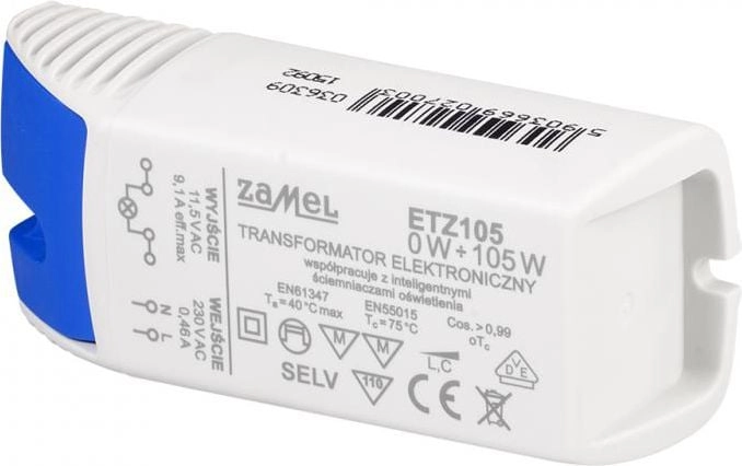 Zamel Transformator elektroniczny 230/11 5V 0-105W
