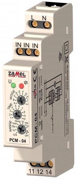 Zamel Time relay 16A 1NO/NC 230V