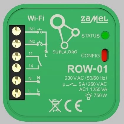 Zamel Odbiornik Wi-Fi Zamel dopuszkowy 1-kanałowy