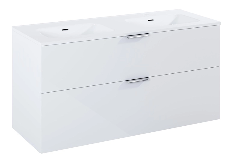 CABINET WITH BASIN EKOLINE 120 WHITE