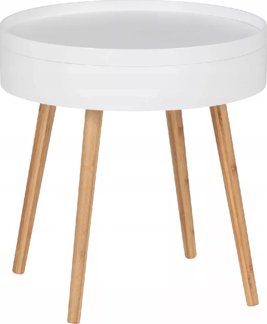 Zeller FINJA coffee table  bamboo  round