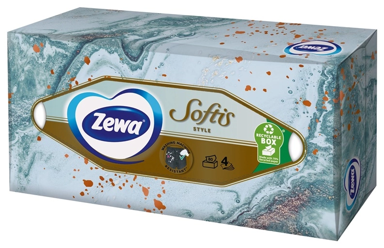 Zewa Disposable handkerchiefs ZEWA Softis 4