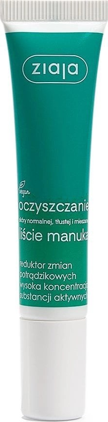 ZIAJA_Liście Manuka Oczyszczanie reduktor zmian potrądzikowych