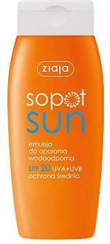 ZIAJA_Sopot Sun sunscreen emulsion waterproof SPF20
