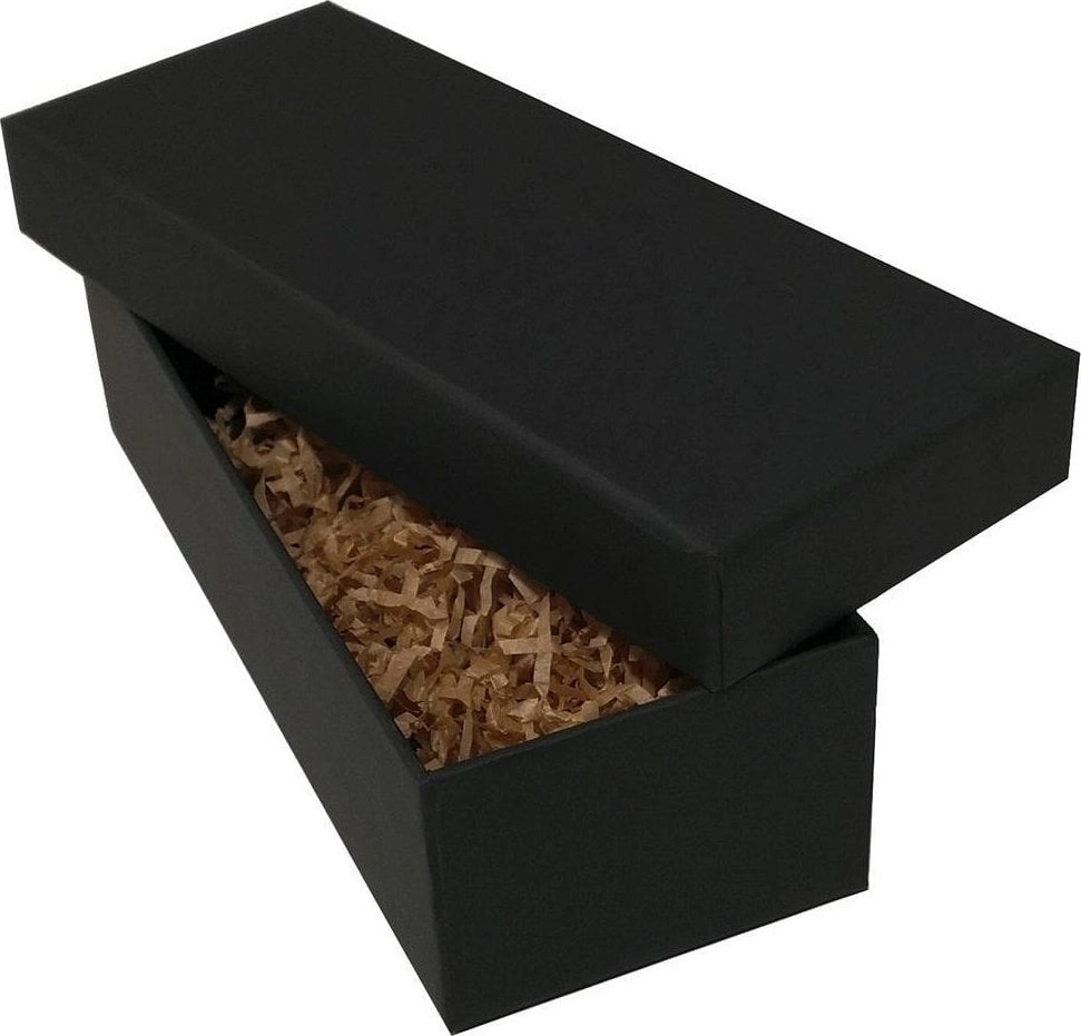 Black kraft cardboard box 20x8x5.5cm