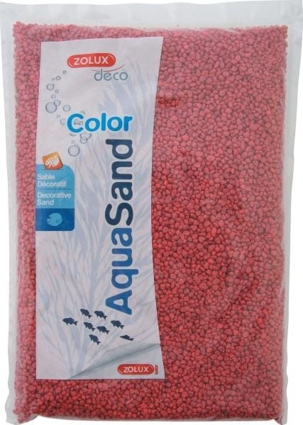 Zolux Aquasand Color malinowy 5kg 4961218