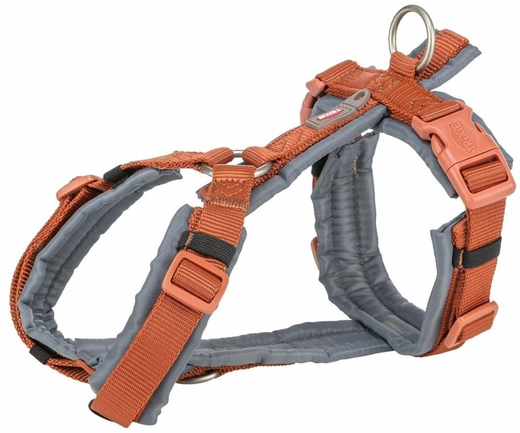 Premium trekking harness  dog  rust/graphite  XS–S:
