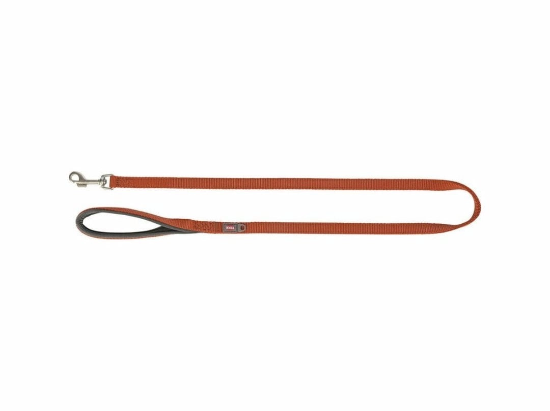 Premium  leash  dog  tape  rust  M–L: