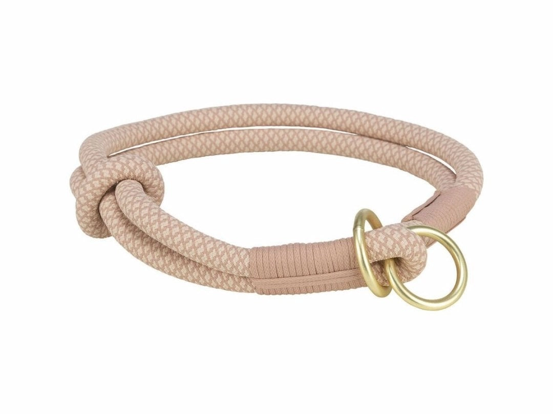 Soft Rope  pinch collar  rope  pink/light