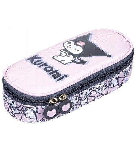Piórnik z wewnętrzną klapką Kuromi Pink