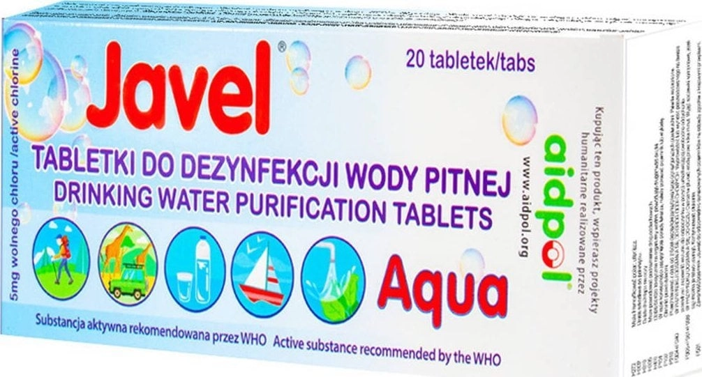 Javel AQUA water enhancing tablets 20