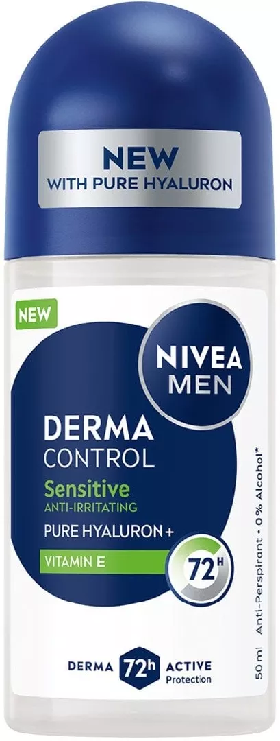 NIVEA_Men Derma Control Sensitive antyperspirant roll-on