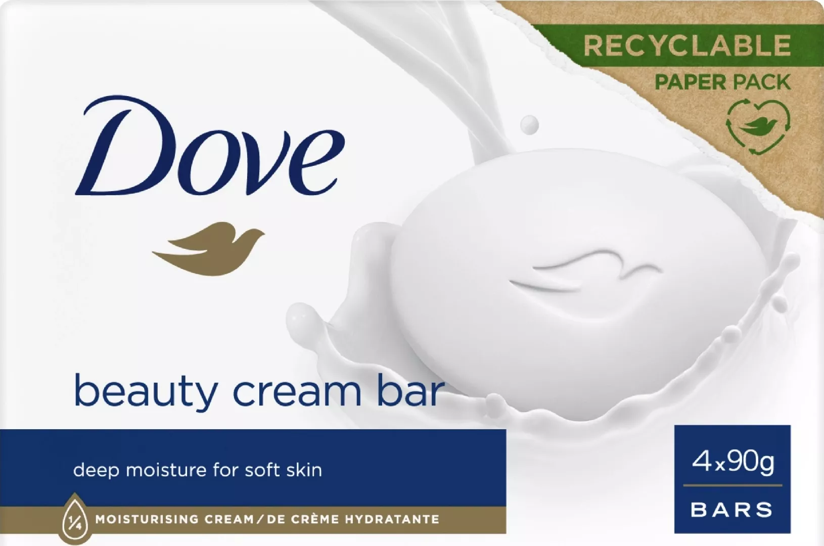 DOVE SOAP 4x90g CREAMY 8720181481529