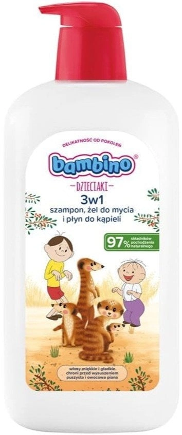 BAMBINO_Dzieciaki 3in1 shampoo shower gel and