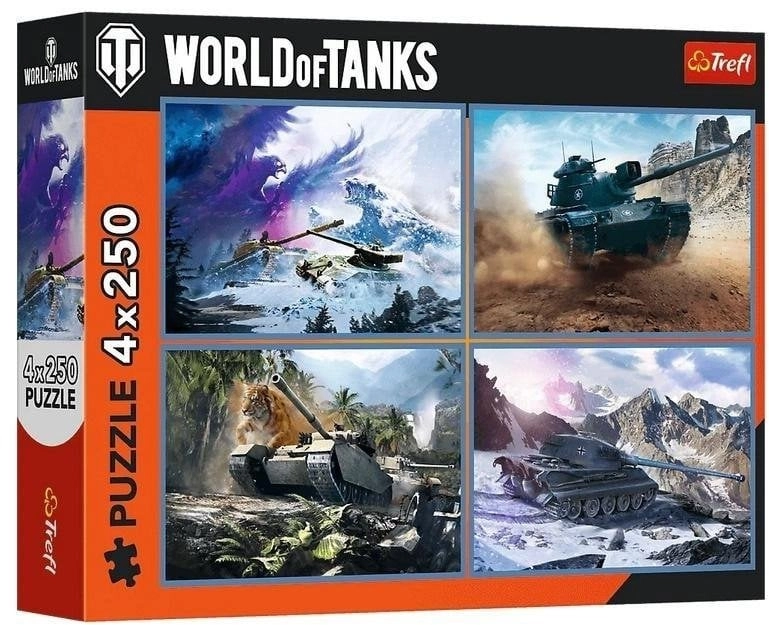 PUZZLE 4x250 Great tank battle 13347