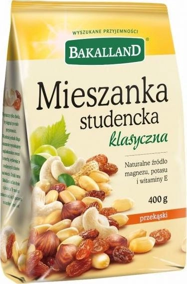 Bakalland Mieszanka Studencka Klasyczna 400g BAKALLAND