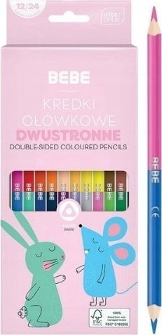 BB Kids double-sided pencils 12/24 colors